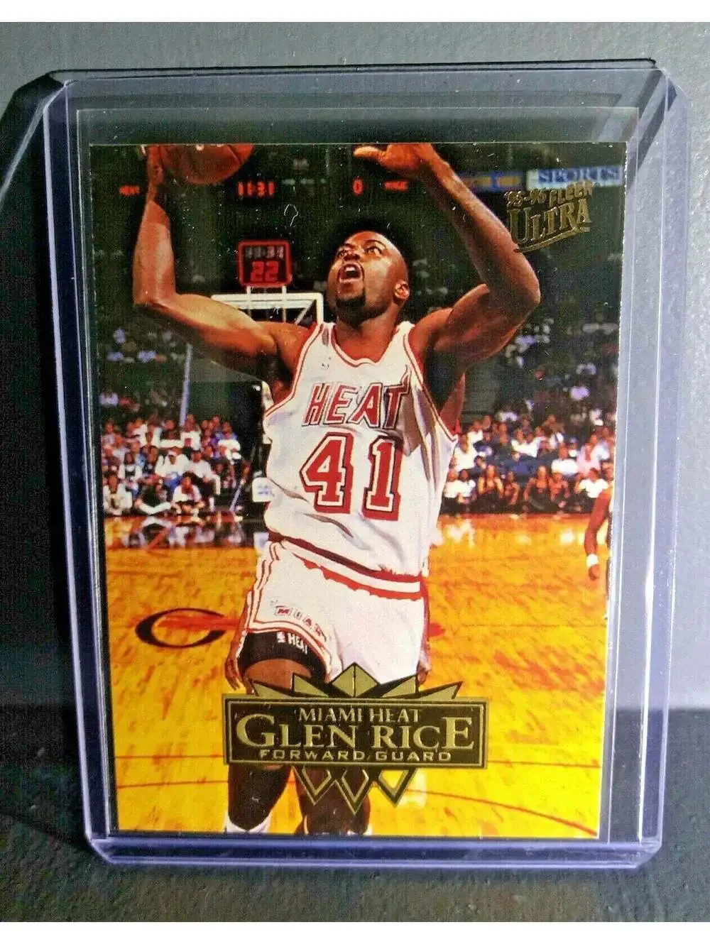 1995-96 Glen Rice Fleer Ultra #98 Basketball Card